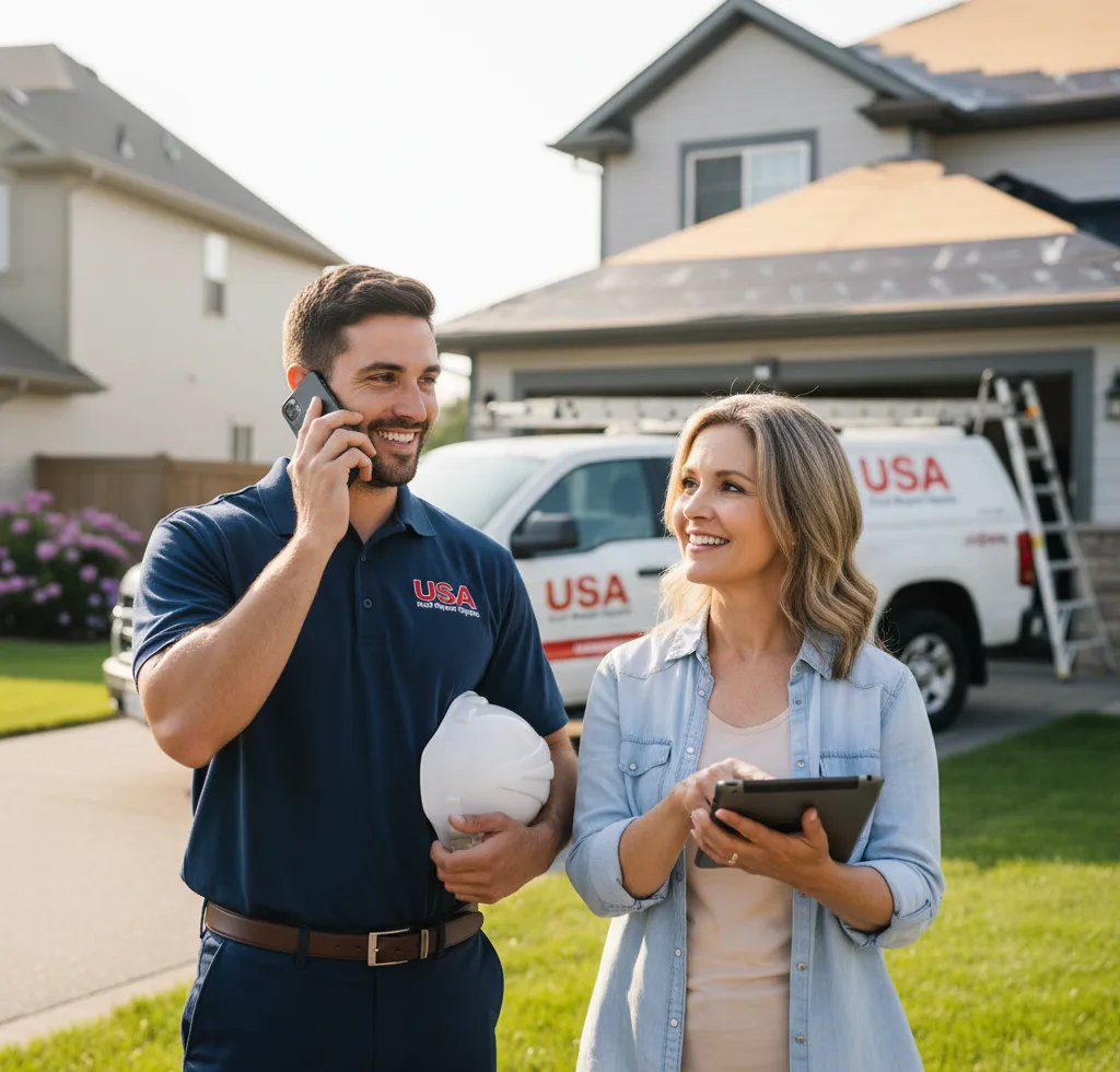 USA Roof Repair Experts customer support in Saratoga Springs